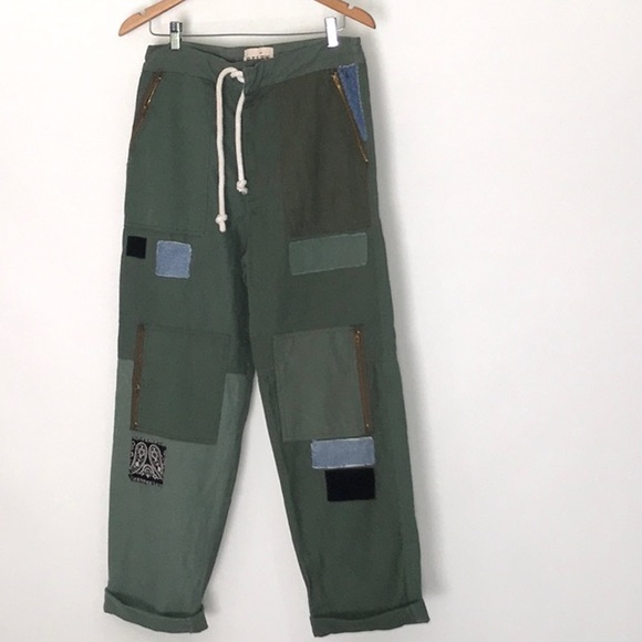 NWOT Free People Riley V Bodega Bag Trouser Z22-10 - Picture 4 of 7